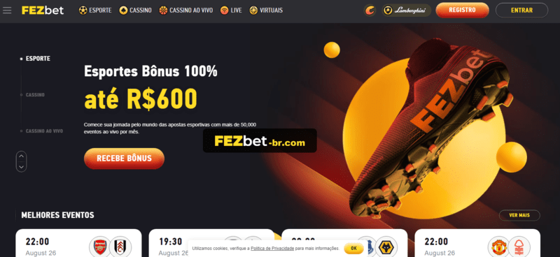 Infinity bet futebol