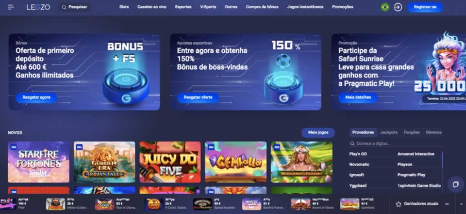 Jogos de azar online