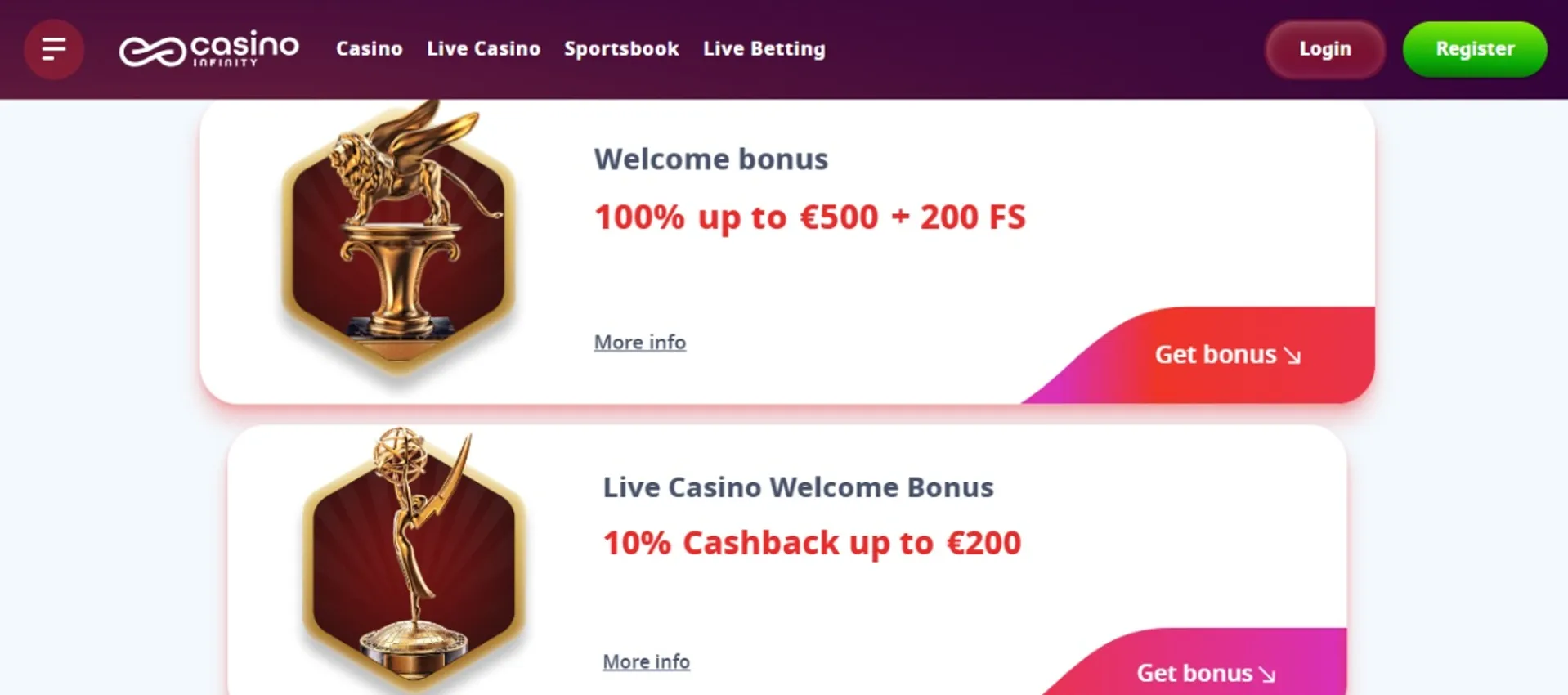 22 bets